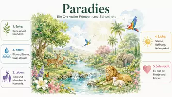 Vorschau - Arbeitsblätter - Arbeitsblatt "Paradies" + Onlineübung & MP3 + Infografik - Seite 2