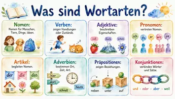 Vorschau - Arbeitsblätter - Arbeitsblatt "Wortarten" + Onlineübung & MP3 + Infografik - Seite 2