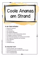 Vorschau - Unterrichtsreihen - Coole Ananas am Strand - Sommerliches Kunstprojekt für die Klassen 2–5 - Seite 2