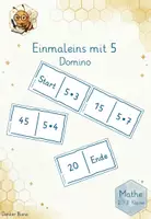 Vorschau - Spiele - Einmaleins mit 5 - Domino - Deckblatt
