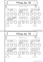 Vorschau - Arbeitsblätter - Subtraktion ZR 20 - Seite 3