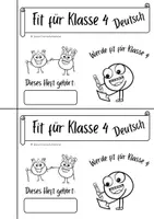 Vorschau - Arbeitsblätter - Fit für Klasse 4 Deutsch - Seite 1