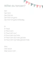 Vorschau - Unterrichtsreihen - Komm, lies mit mir_Elch_Treppensätze_willst du tanzen - Seite 1