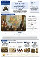 Vorschau - Unterrichtsreihen - Afrika im Visier: Wie teilten die Kolonialmächte den Kontinent auf? Unterrichtsmaterial zur Berliner Kongokonferenz, Kolonialmächten, Grenzen und Fremdbestimmung in Afrika - Seite 1