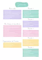 Aperçu - Outils du professeur - Planner maitresse élémentaire 2026-2027 - Page 3