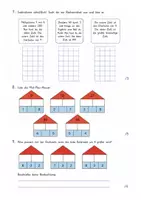 Vorschau - Arbeitsblätter - Mathematik Klassenarbeit - schriftliche Addition, Subtraktion, Mal Plus Häuser und Längen - Seite 3