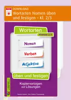 Vorschau - Arbeitsblätter - Wortarten Nomen üben und festigen, Kl 2/3 - Kopiervorlagen und Lösungen - Deckblatt