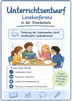 Vorschau - Stundenentwürfe - Unterrichtsentwurf - Lesekonferenz - Fantasiegeschichte - Deckblatt