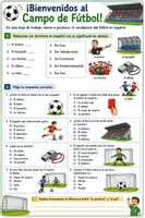 Vorschau - Arbeitsblätter - El fútbol – Vocabulario (Hoja de trabajo) - Seite 1
