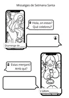 Vista previa - Hojas de trabajo - Xat de Setmana Santa - Portada