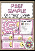 Vorschau - Spiele - PAST SIMPLE – Grammar Game - Deckblatt