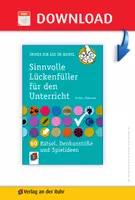 Vorschau - Spiele - Sinnvolle Lückenfüller für den Unterricht: 60 Rätsel, Denkanstöße und Spielideen - Seite 1