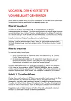 Vorschau - Arbeitsblätter - VocaGen: Vokabeltests und weitere Übungen per KI. - Seite 2