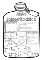 Vorschau - Arbeitsblätter - Jahresrückblick | Reflexion des Schuljahres (Flaschenpost) - Seite 3