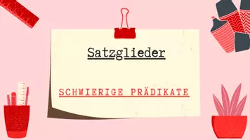 Vorschau - Präsentationen/Tafelbilder - Schwierige Prädikate - Tafelpräsentation - Seite 1
