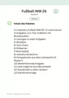Vorschau - Stundenentwürfe - Materialpaket - WM 2026 - Klasse 2 und 3 - 3-fach differenzierter Lesetext (Stundenverlauf, Bildkarten, Aufgaben + Lösungen, Flaggen, Steckbriefe uvm.) - Seite 3