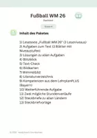 Vorschau - Stundenentwürfe - Fußball WM 2026 - Klasse 4 - 3-fach differenzierter Lesetext (Stundenverlauf, Bildkarten, Aufgaben + Lösungen, Steckbriefe zu allen Ländern uvm.) - Seite 3