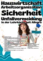 Vorschau - Arbeitsblätter - Hauswirtschaft | Arbeitsorganisation | Sicherheit & Unfallvermeidung | 12 Fallkarten - Deckblatt