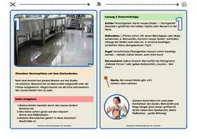 Vorschau - Arbeitsblätter - Hauswirtschaft | Arbeitsorganisation | Sicherheit & Unfallvermeidung | 12 Fallkarten - Seite 3