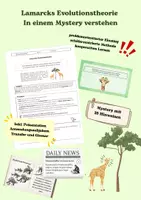 Vorschau - Stundenentwürfe - Materialpaket – Lamarck und Darwin in Mysterys verstehen - Seite 1