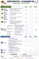Vorschau - Klassenarbeiten - Klassenarbeit Kurzgeschichte mit Korrekturraster - Seite 3