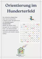 Vorschau - Arbeitsblätter - 01_Orientierung im Hunderterfeld - Deckblatt