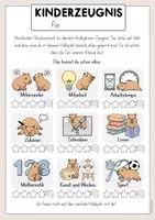 Vorschau - Anderer Materialtyp - Kinderzeugnis Capybaraklasse | Zeugnis Capybara - Seite 2