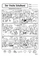 Vorschau - Arbeitsblätter - Bildergeschichte | Schulhund - Seite 1