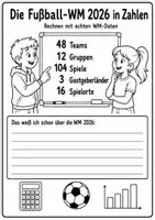 Vorschau - Arbeitsblätter - Fußball WM 2026 Mathe Klasse 5/6 - Seite 1