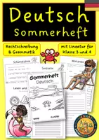 Vorschau - Arbeitsblätter - Sommerheft Deutsch - Deckblatt