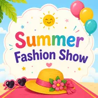 Попередній перегляд - Summer Fashion Show для дошкільнят - Обкладинка