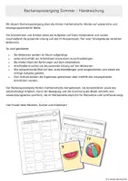 Vorschau - Arbeitsblätter - Rechhenspaziergang-Sommer - ZR 20 - Addition & Subtraktion - Seite 1
