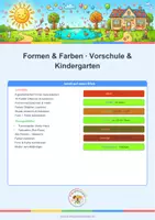 Vorschau - Arbeitsblätter - Formen Farben Muster geometrische Formen Stern - Seite 1