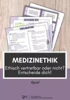 Vorschau - Spiele - Medizinethik ⎮ Entscheide dich - Spiel für Klasse 10 bis 13 - Deckblatt