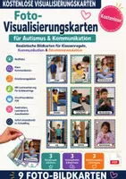 Vorschau - Fördermaterial/Inklusion - Kostenlose Foto-Visualisierungskarten für Autismus - Deckblatt
