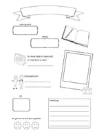 Vorschau - Arbeitsblätter - Buch-Steckbrief - Seite 1