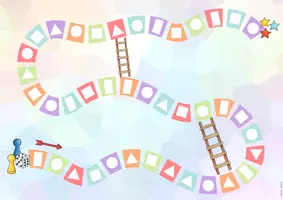 Vorschau - Arbeitsblätter - Geometrische Formen Spiel – Kreis, Quadrat, Rechteck und Dreieck erkennen & benennen | Vorschule, Kindergarten, DaZ, Vorkurs Deutsch - Seite 3