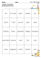 Vorschau - Arbeitsblätter - Bingo | Englisch - Summer Edition (Klasse 3-4) - Seite 3