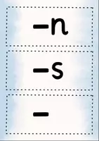 Vorschau - Poster - Einzahl und Mehrzahl | Tafelmaterial | Deutsch Klasse 1 - Seite 2