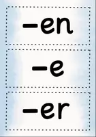 Vorschau - Poster - Einzahl und Mehrzahl | Tafelmaterial | Deutsch Klasse 1 - Seite 1