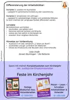 Vorschau - Arbeitsblätter - Erntedankfest – Bildkarten & Arbeitsblätter für Religion, Grundschule und Förderschule - Seite 2