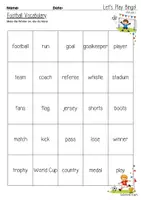 Vorschau - Arbeitsblätter - Bingo | Englisch - Football Edition (Klasse 3-4) - Seite 3