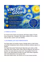 Vorschau - Stundenentwürfe - Vincent Van Gogh Sternennacht Klasse 3- Klasse 5 Kunst Grundschule - Seite 3