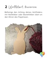 Vorschau - Stundenentwürfe - Osterhasen basteln mit Wolle für Klasse 2 und 3 | Ostern und Frühling im Kunstunterricht · Bastelprojekt - Seite 2