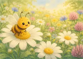 Vorschau - Bildkarten - Kamishibai Geschichte Biene Bella Sommerblumen - Seite 2