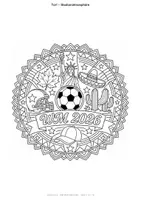Vorschau - Mal- und Bastelvorlagen - Fußball-WM 2026: 10 Mandalas zum Ausmalen (Klasse 3–7) – Kreative Entspannung & WM-Deko - Seite 2