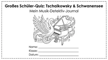 Vorschau - Arbeitsblätter - Musik Tschaikowsky Schwanensee Klasse 3-4 Grundschule - Seite 1
