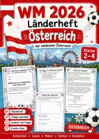 Vorschau - Mal- und Bastelvorlagen - Fußball WM 2026 Österreich - Deckblatt