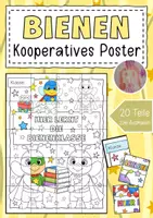 Vorschau - Mal- und Bastelvorlagen - Kooperatives Poster Bienenklasse Gemeinschaftsbild - Deckblatt