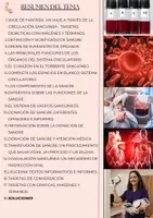Vista previa - Unidades / Secuencias / Situaciones de Aprendizaje - Cuaderno temático: Sangre y circulación sanguínea; circulación sistémica; circulación pulmonar; corazón; coagulación sanguínea; donación de sangre con soluciones (2º–4º ESO y 1º Bachillerato) - página 1